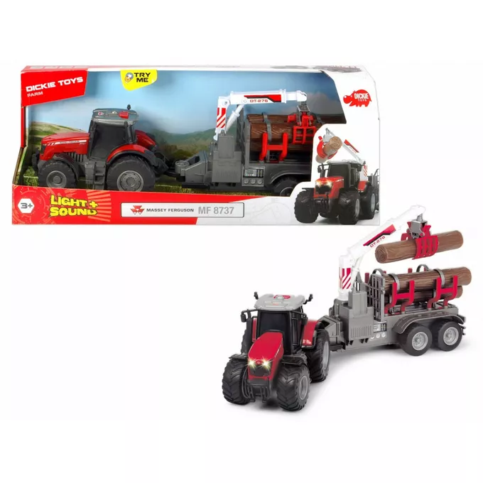 Pojazd Farm Traktor Massey Ferguson, 42 cm
