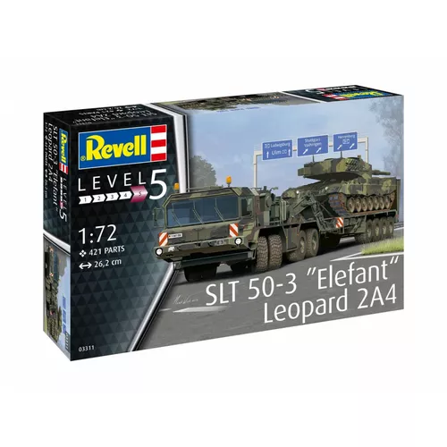 Revell Model plastikowy SLT 50-3 Elefant + Leopard 2A4