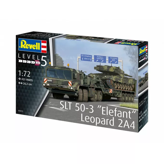 Model plastikowy SLT 50-3 Elefant + Leopard 2A4