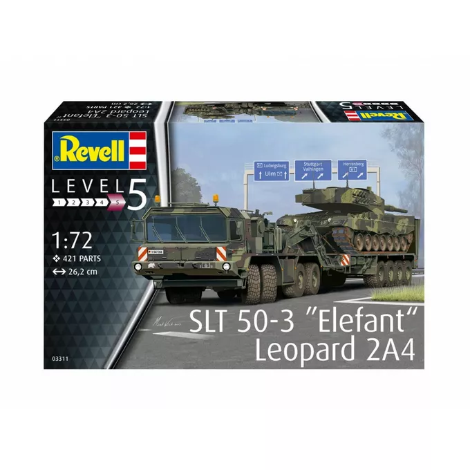 Revell Model plastikowy SLT 50-3 Elefant + Leopard 2A4