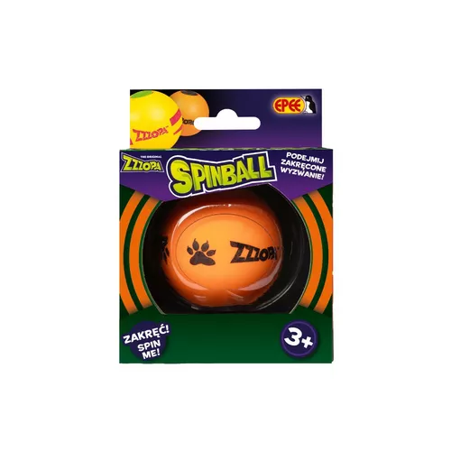 Epee Piłka Spinball Zakręcona zabawa pomarańczowy z czarnym Pantera