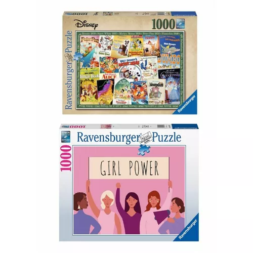 Ravensburger Polska Puzzle 1000 elementów Zestaw 2w1 19874 + 16730