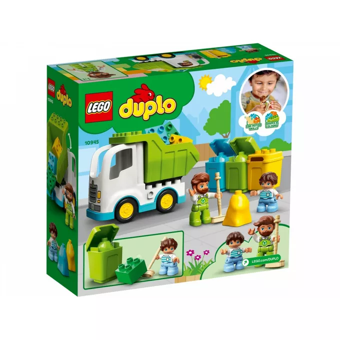 Klocki DUPLO 10945 Śmieciarka i recykling