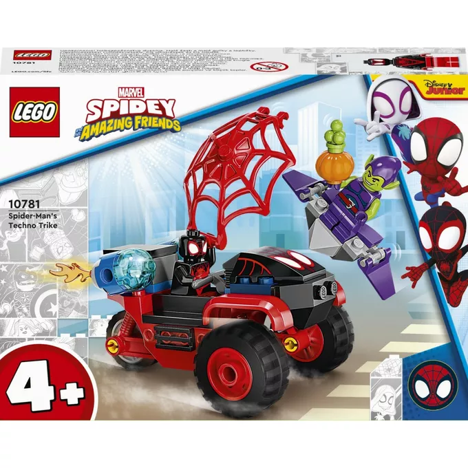 Klocki Super Heroes 10781 Technotrójkołowiec Spider-Mana