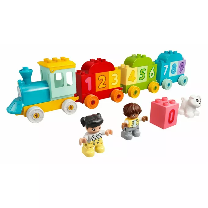 LEGO Klocki DUPLO 10954 Pociąg z cyferkami - nauka liczenia