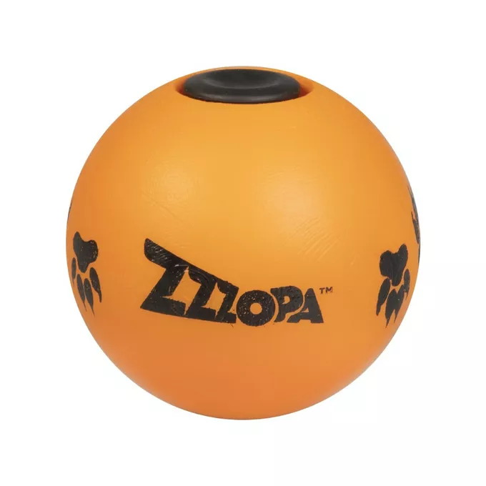 Piłka Spinball Zakręcona zabawa pomarańczowy z czarnym Pantera