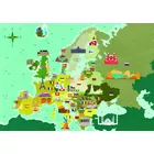 Puzzle 250 elementów Exploring Maps Great Places in Europe