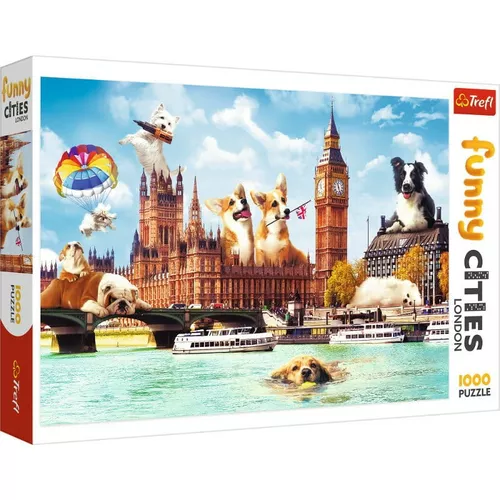Trefl Puzzle 1000 elementów Psy w Londynie