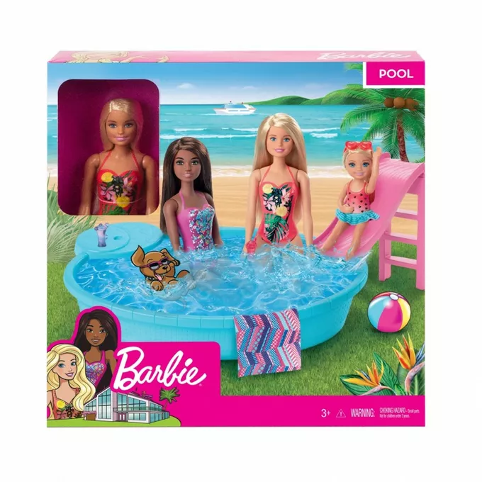 Mattel Lalka Barbie + Basen