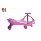 Jeździk Grawitacyjny Swing Car- Kauczukowe Koła LED różowy