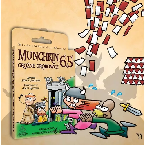 Black Monk Gra Munchkin 6,5 Groźne Grobowce dodatek