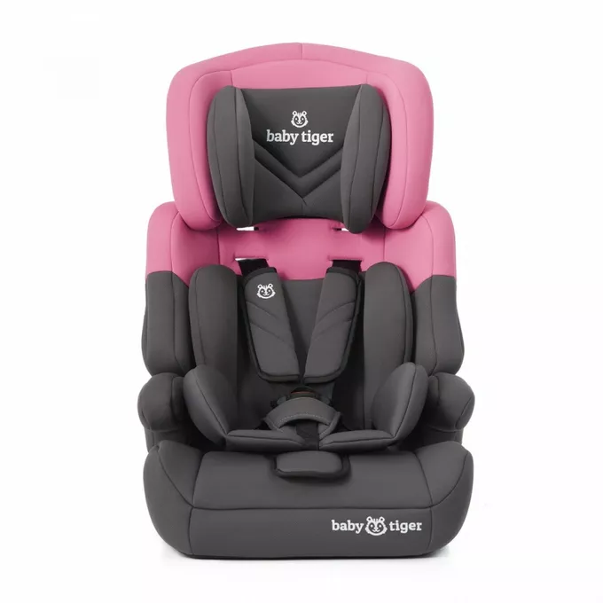 Baby Tiger Fotelik samochodowy 9-36kg Mali Pink