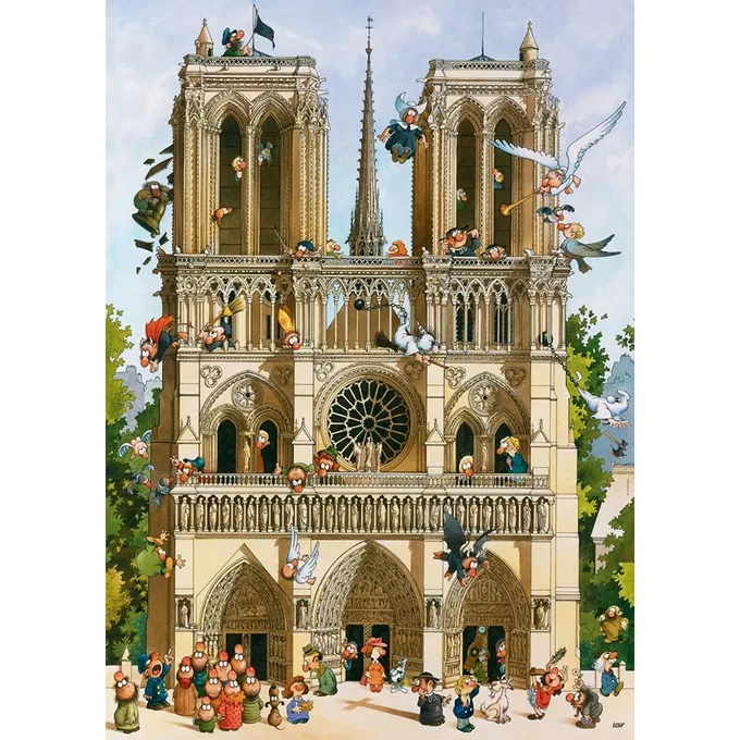 Puzzle 1000 elementów Viva Notre Dame