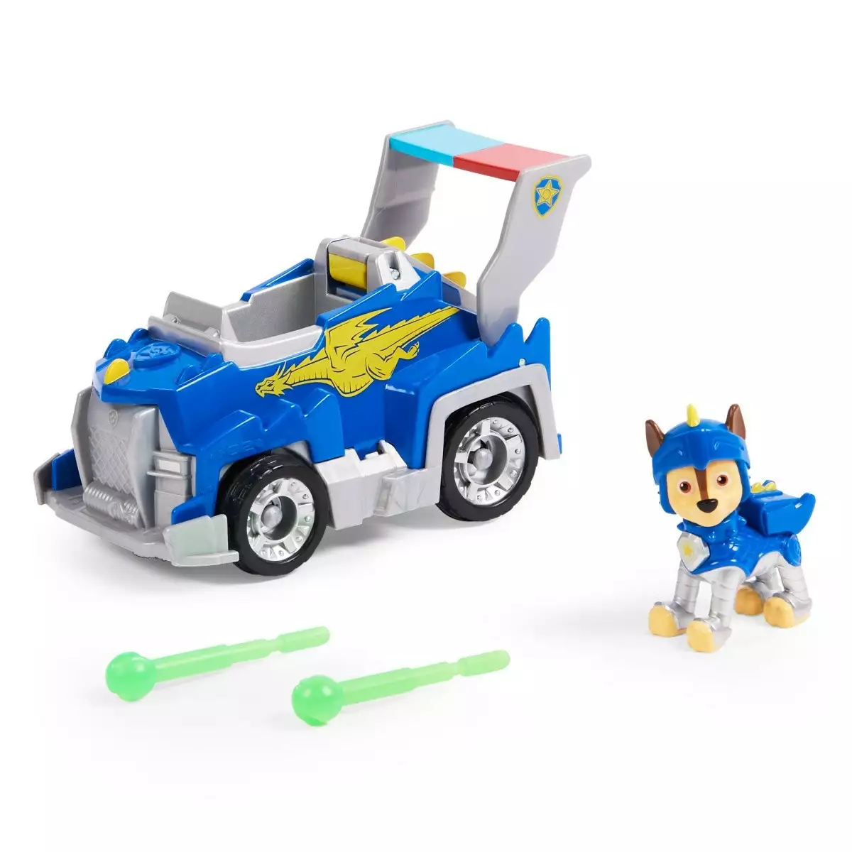 Spin Master Zestaw z figurką Psi Patrol Odważni Rycerze Pojazd Chase