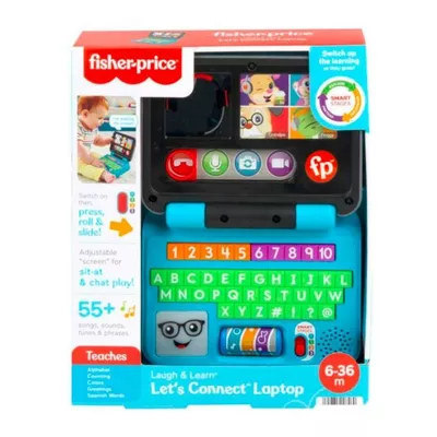 Fisher Price Edukacyjny Laptop Malucha -Porozmawiajmy