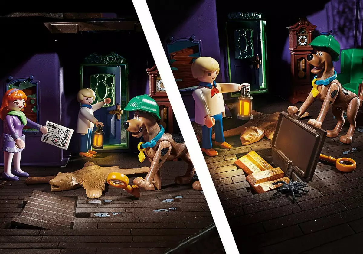 Playmobil Zestaw z figurkami Scooby-Doo 70361 Przygoda w domu z duchami