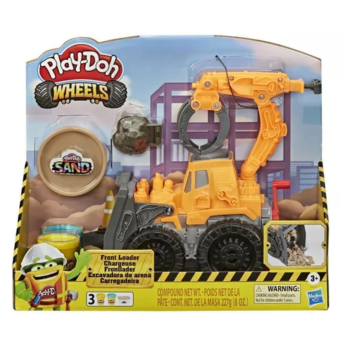 Hasbro Zestaw z masą plastyczną PlayDoh Wheels Spychacz