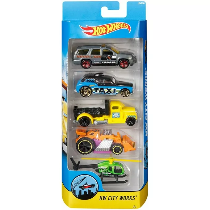 Hot Wheels Samochodziki 5 sztuk