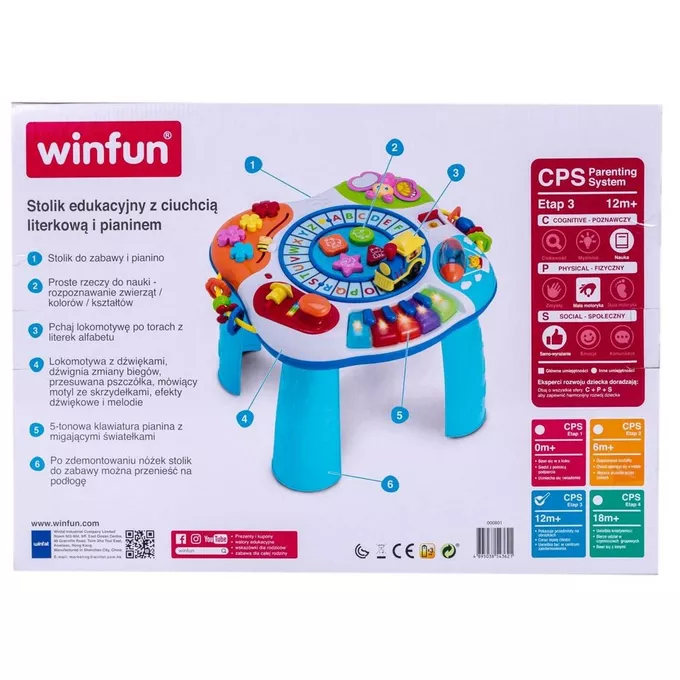 Smily Play Winfun Edukacyjny Stoliczek