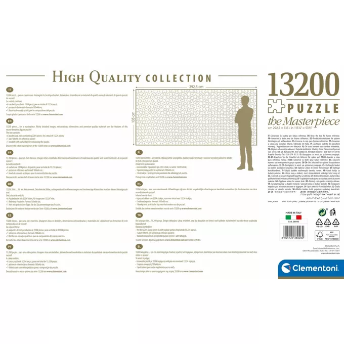 Clementoni Puzzle 13200 elementów Dolomity