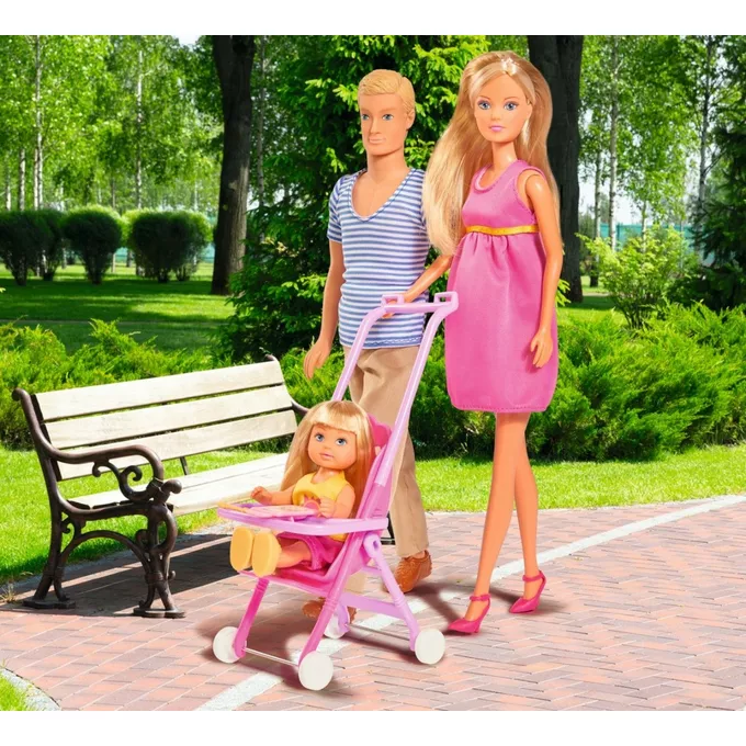 Lalka Steffi Love Zestaw szczęśliwa rodzina