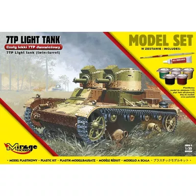 Mirage Czołg lekki 7tp dwuwieżowy set