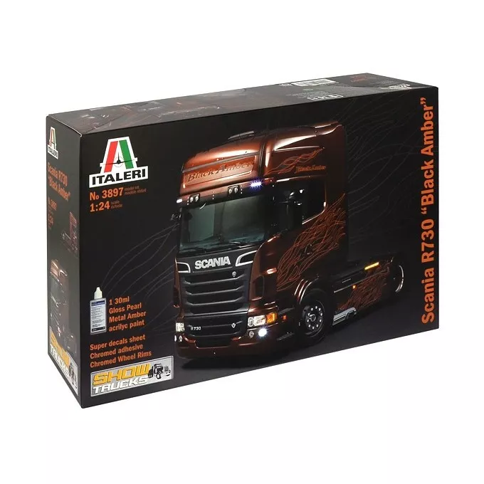 Italeri ITALERI Scania R730 Black Amber