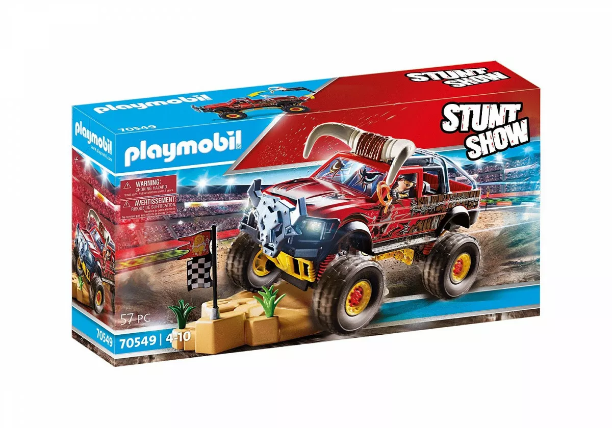 Playmobil Zestaw z pojazdem Stunt Show 70549 Monster Truck Rogacz