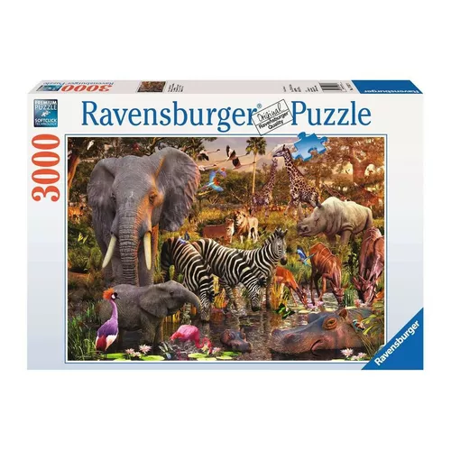 Ravensburger Polska Puzzle 3000 elementów Zwierzęta Afryki