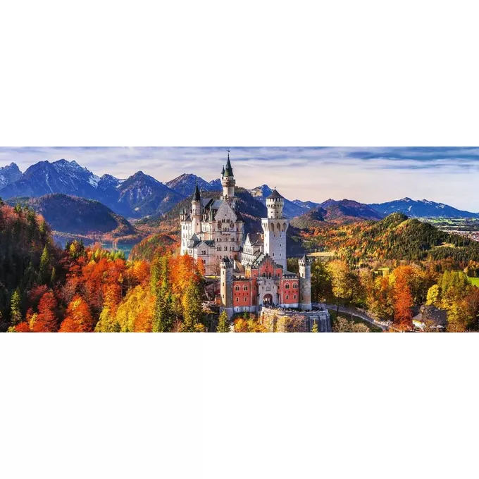 Puzzle 1000 elementów Panorama Zamek w Bawarii