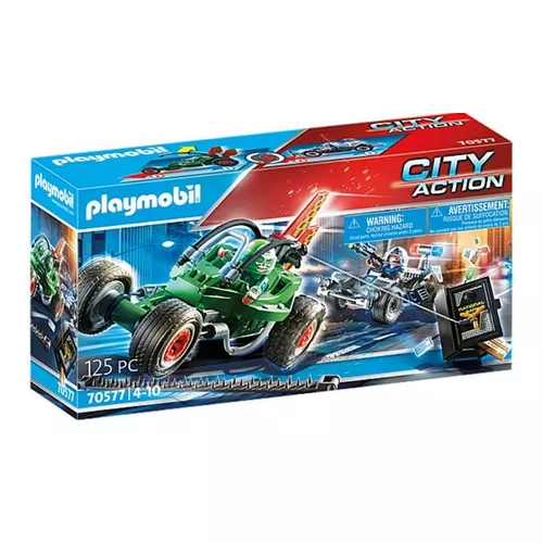 Playmobil Zestaw z figurkami City Action 70577 Policyjny Gokart