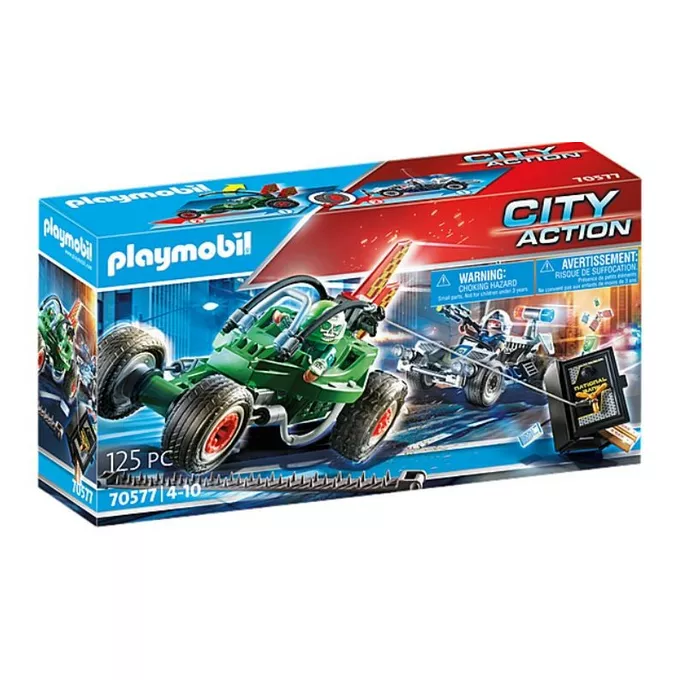 Playmobil Zestaw z figurkami City Action 70577 Policyjny Gokart