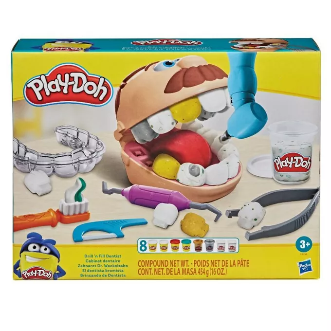 Zestaw z masą plastyczną PlayDoh Dentysta Nowy