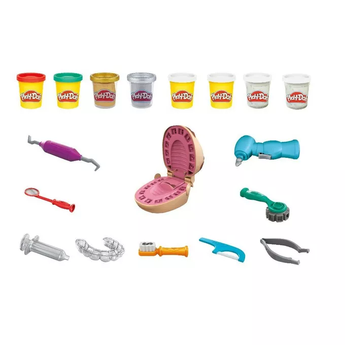 Zestaw z masą plastyczną PlayDoh Dentysta Nowy