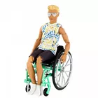 Lalka Barbie Ken na wózku