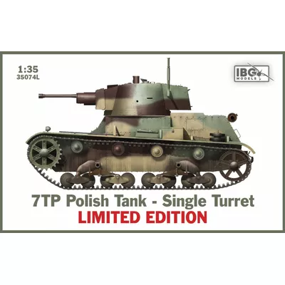 Model do sklejania IBG 7TP Polish Tank Single Turret Edycja limitowana