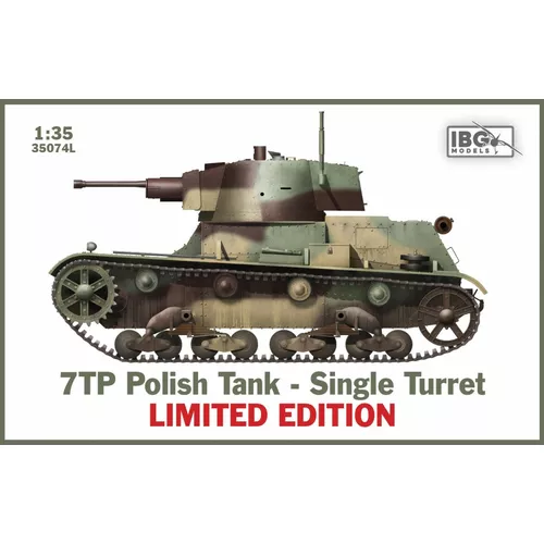 Ibg Model do sklejania IBG 7TP Polish Tank Single Turret Edycja limitowana