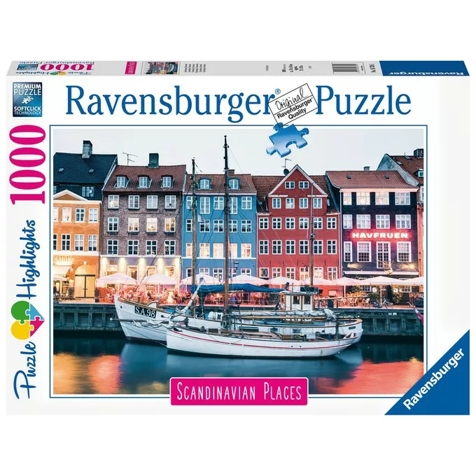 Puzzle 1000 elementów Skandynawskie miasto