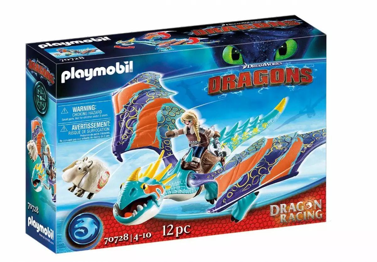 Playmobil Figurki Dragons 70728 Astrid i Wichura