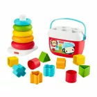 Fisher Price Piramidka i klocki Eko Zestaw prezentowy