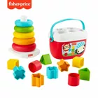 Fisher Price Piramidka i klocki Eko Zestaw prezentowy