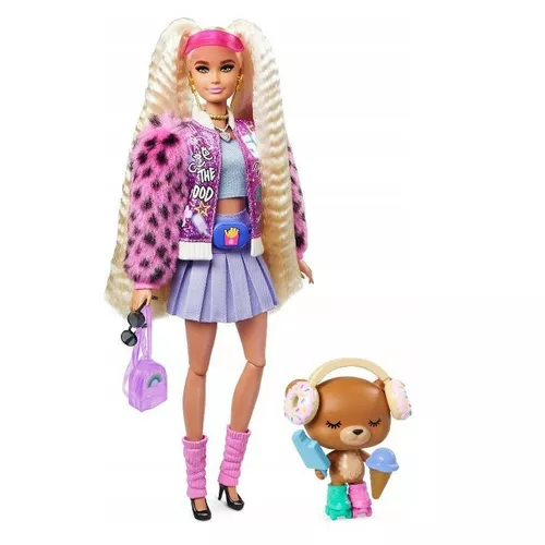 Mattel Lalka Barbie Extra Blond kucyki