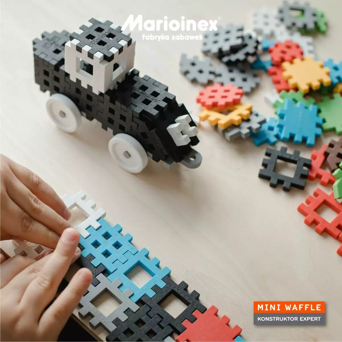 Marioinex Klocki Mini Waffle Konstruktor Expert 501 elementów