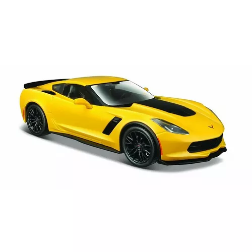 Maisto Model kompozytowy Corvette Z06 2015 żółty 1/24