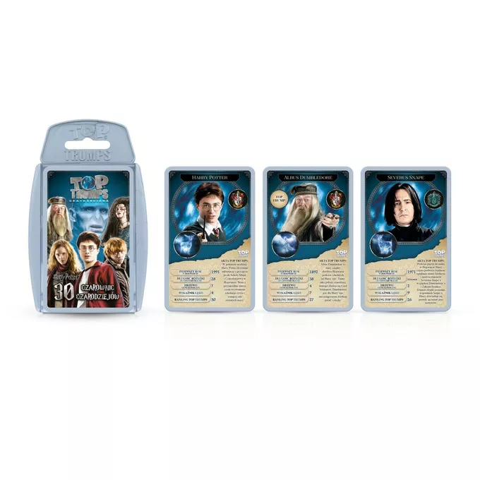 Gra Top Trumps Harry Potter 30 Czarodziejów i Czarownic
