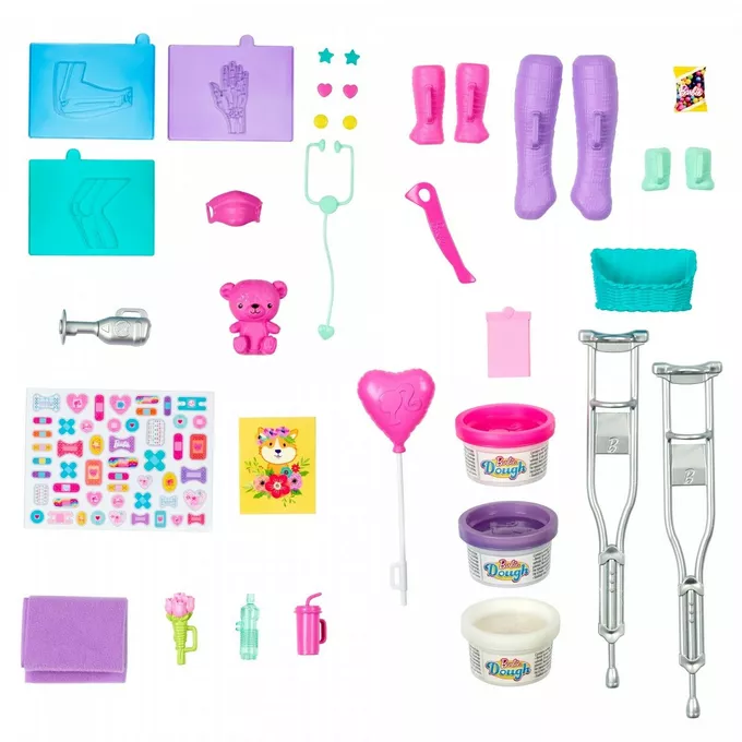 Lalka Barbie u lekarza - Zakładamy gips Zestaw