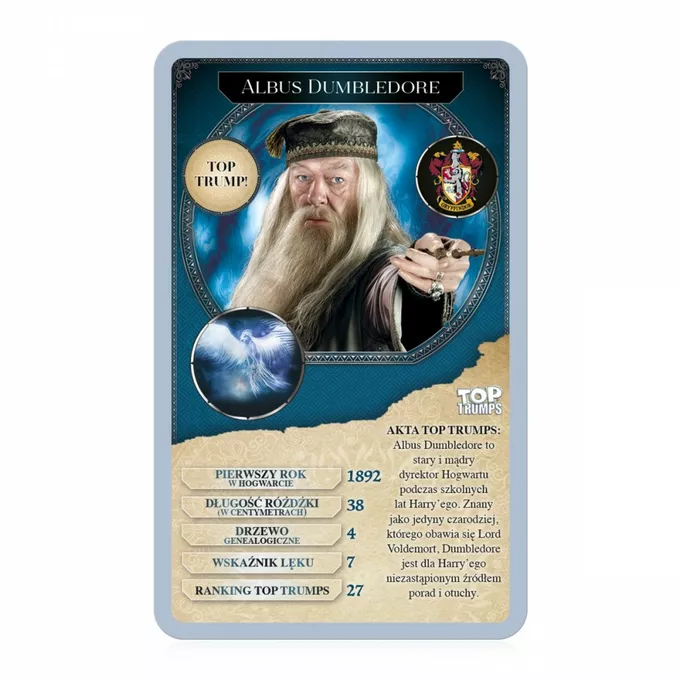 Winning Moves Gra Top Trumps Harry Potter 30 Czarodziejów i Czarownic