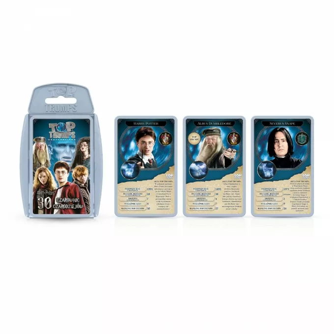 Winning Moves Gra Top Trumps Harry Potter 30 Czarodziejów i Czarownic