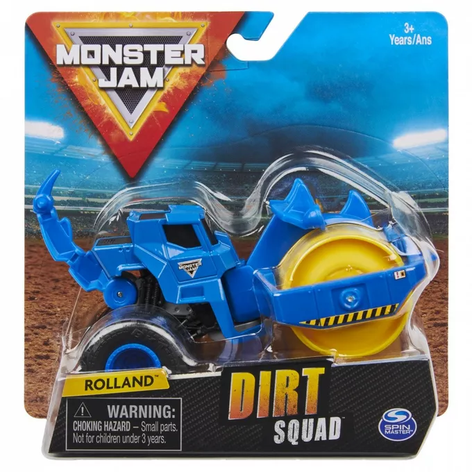 Pojazd Monster Jam Buldożer Dirt Squad Rolland
