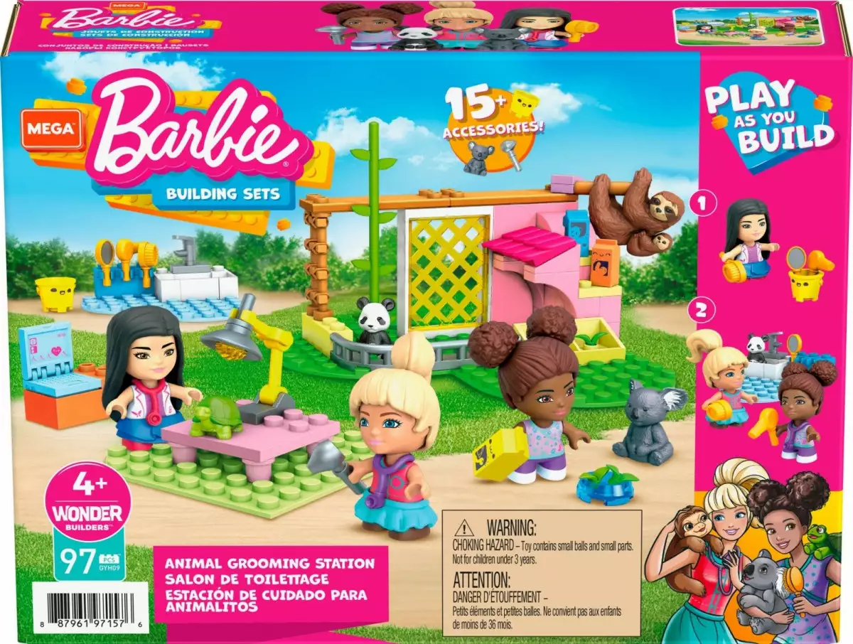 Mega Bloks Klocki Mega Construx Barbie Salon dla zwierząt